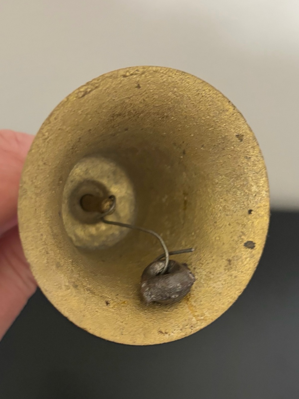 Vintage Brass Hand Bell - Picture 3 of 4